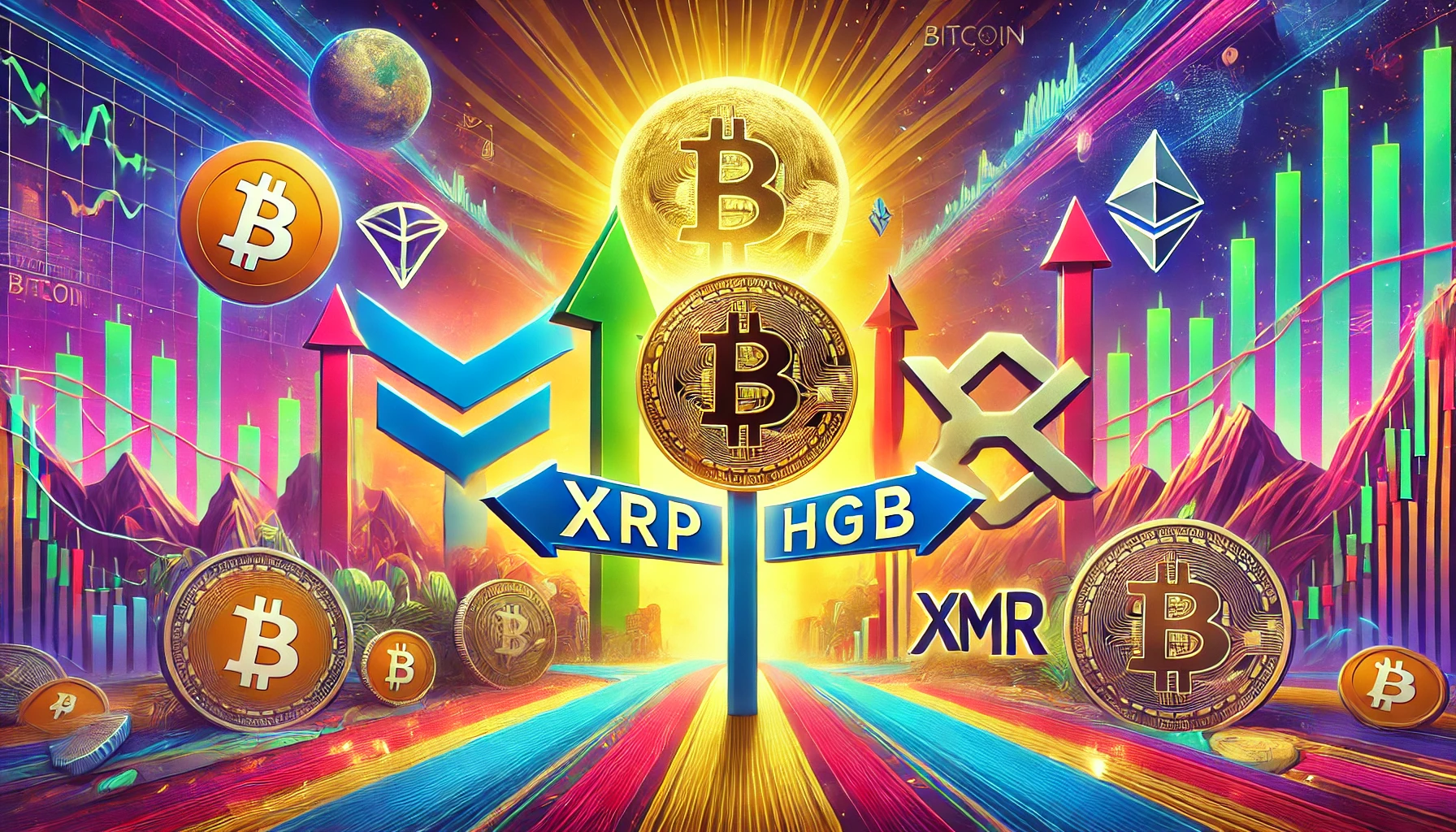 XRP, HBAR, BGB, and XMR Show Strength as Bitcoin Seeks Direction